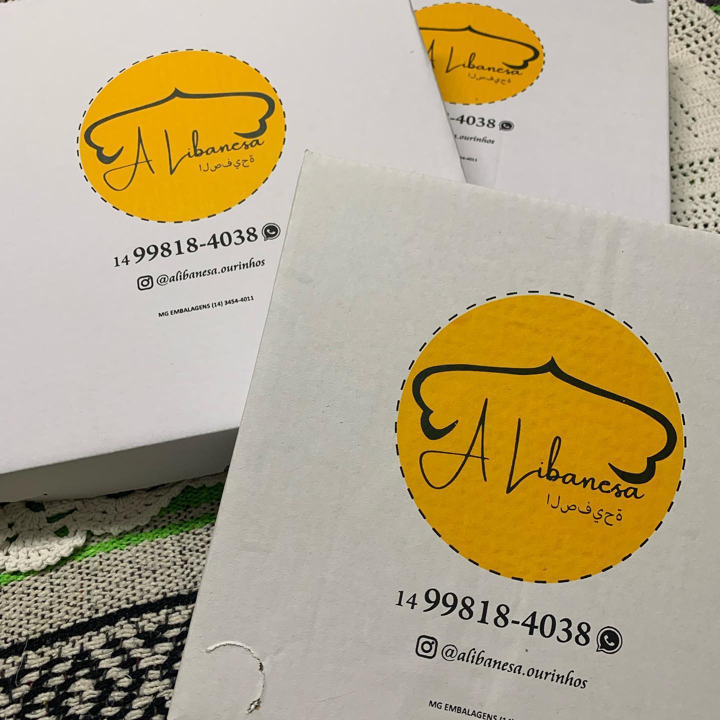 A Libanesa — embalagens e marca